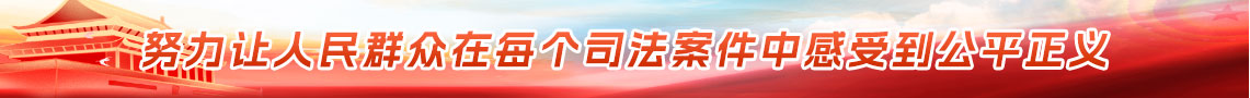 努力让人民群众在每一个案件中感受到公平正义